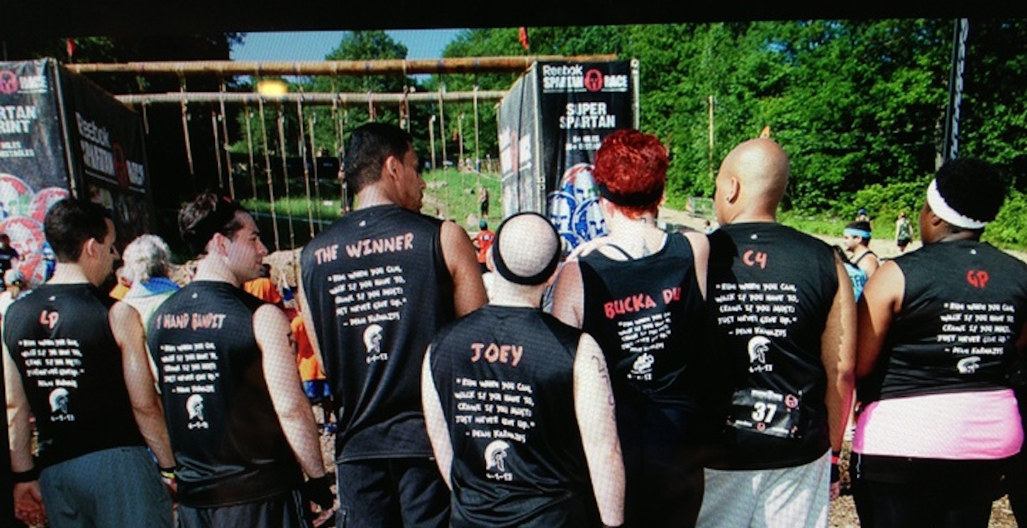 Lhc Diff Breathers At The Spartan Race 6/1/13 T-Shirt Photo