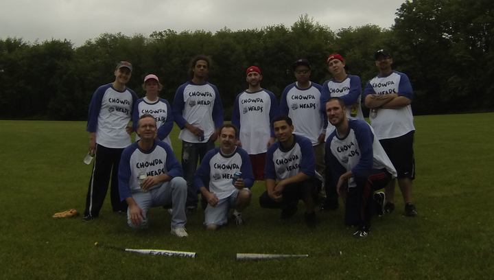 Company Softball Game   Chowda Heads T-Shirt Photo