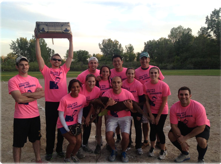 The "One Hit Wonders" Out On The Diamond T-Shirt Photo