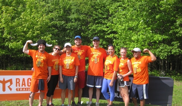 Team Gummi Bear Grylls   Run, Camp, Run, Sleep?, Run     Ragnar Trail T-Shirt Photo