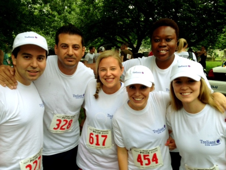 Treliant Risk Advisors At Dc Pride 5k T-Shirt Photo