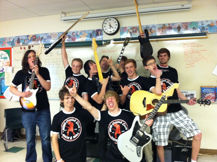 Guitar Club Rocks! T-Shirt Photo