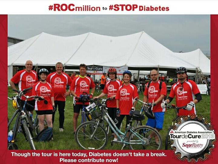 Id Sign Systems 2013 Tour De Cure Team T-Shirt Photo