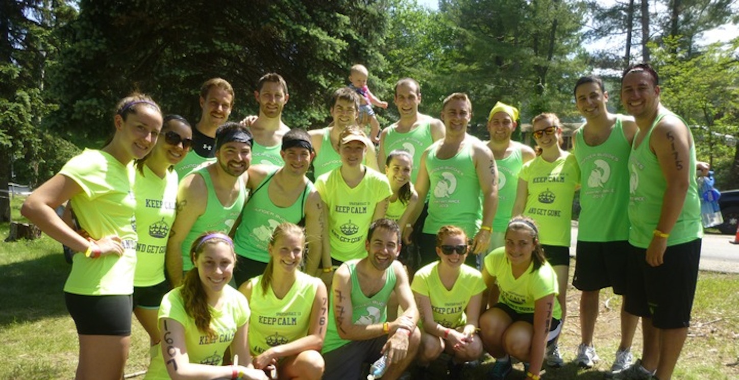 Team Thunder Buddies At The Ny Spartan Race! T-Shirt Photo