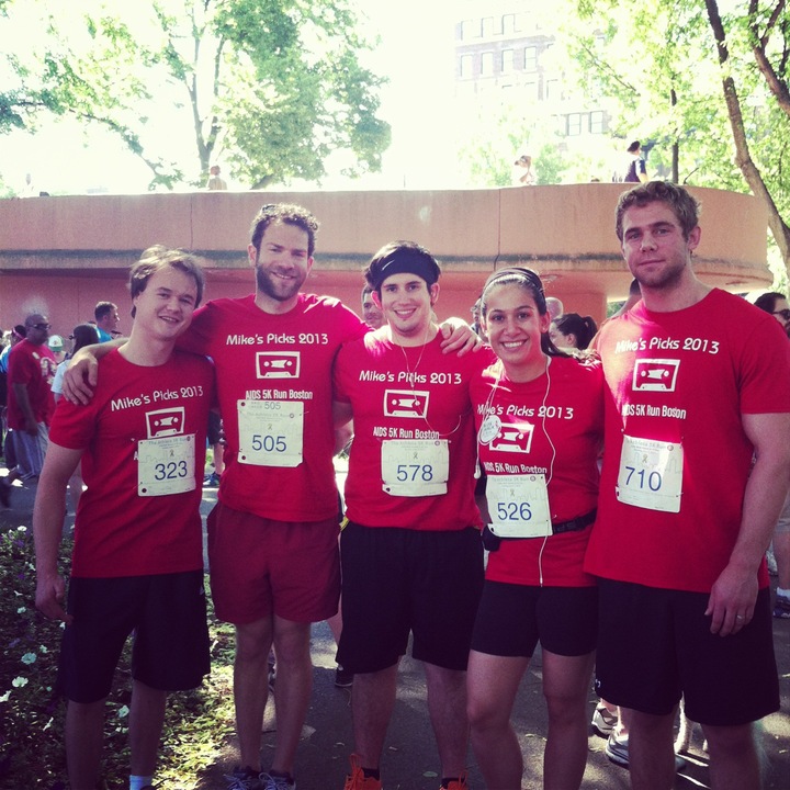 Boston Aids 5 K Team! T-Shirt Photo