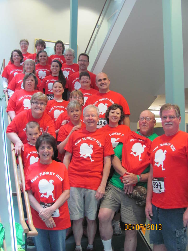 Run Turkey Run Against Cancer T-Shirt Photo