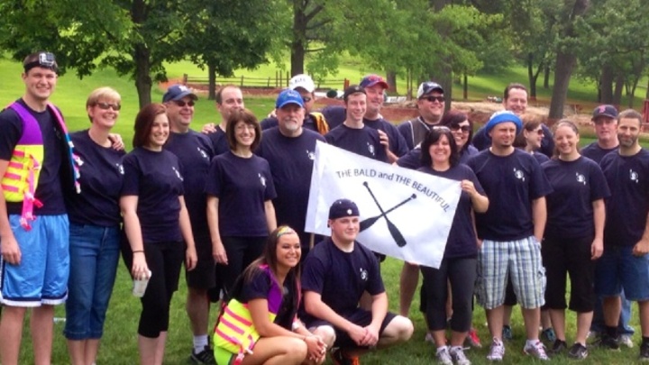 Team Name: The Bald & The Beautiful T-Shirt Photo