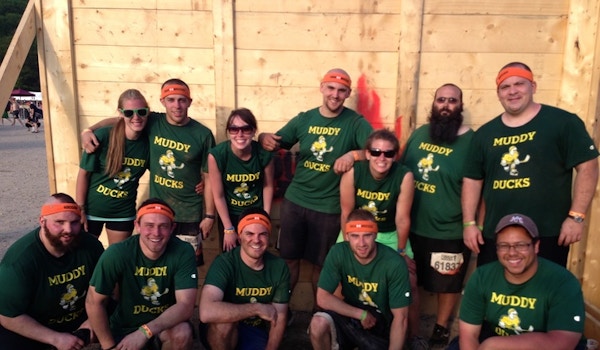 Picture of Muddy Ducks Quacked All Over Tough Mudder Custom T-Shirt Design Muddy Ducks Quacked All Over Tough Mudder T-Shirt Photo