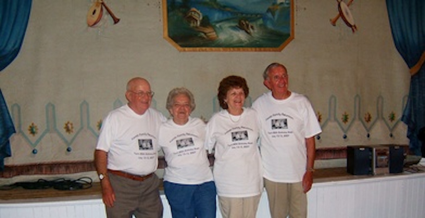 Lamb Reunion And Twin 80th Birthday T-Shirt Photo
