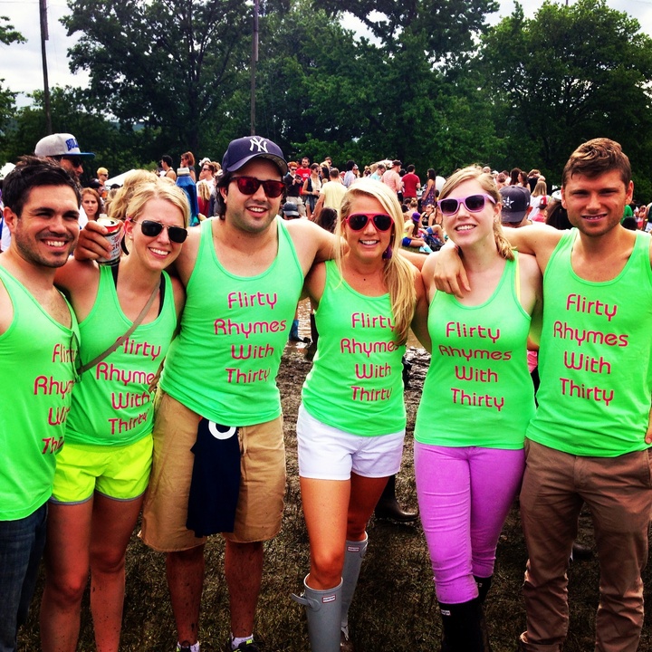 Thirty Rhymes With Flirty T-Shirt Photo