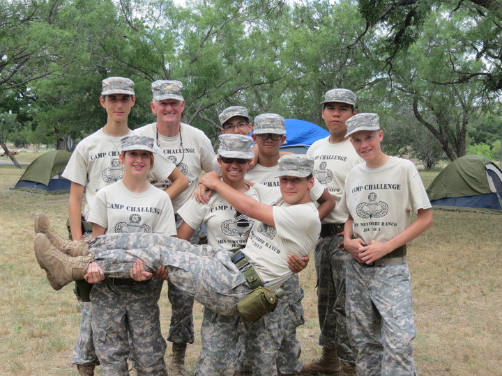 Looking For Adventure At Camp Challenge T-Shirt Photo