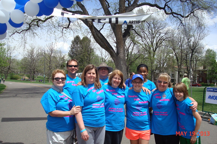Walking To Fight Juvenile Arthritis!  T-Shirt Photo