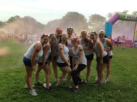 Color Me Rad With Team Bad T-Shirt Photo