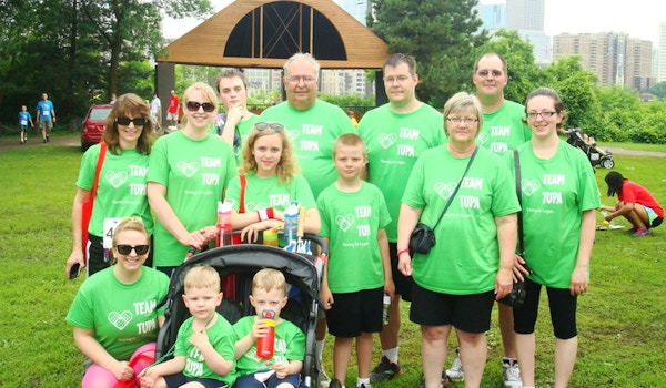 Our Team For The Children's Hospital Of Minnesota's Heartbeat 5k T-Shirt Photo