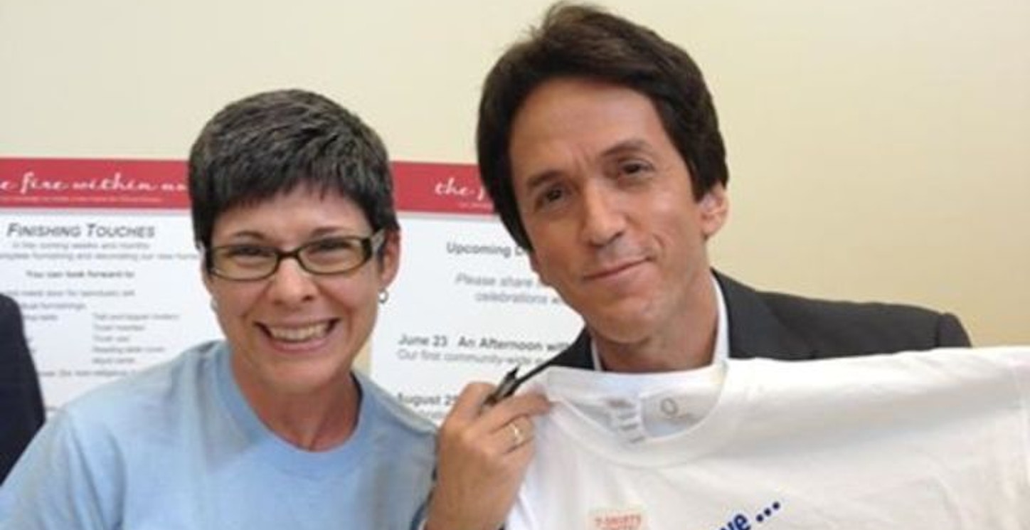 Tuesdays With Morrie Author Mitch Albom Gets Custom Inked T-Shirt Photo