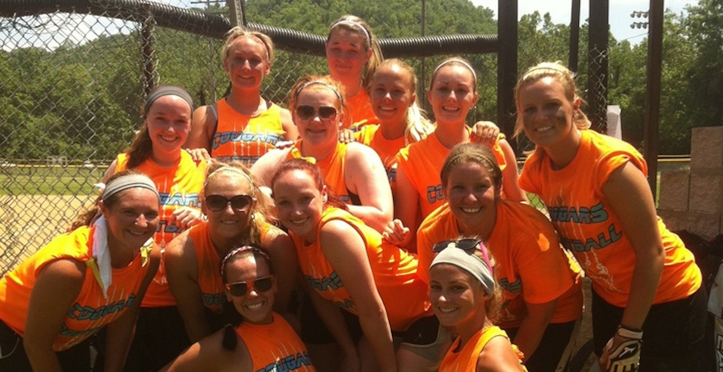 Picture of Cougar Softball Custom T-Shirt Design Cougar Softball T-Shirt Photo