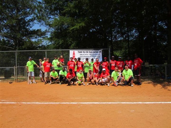 The Average Joes Vs The Fire Fighters T-Shirt Photo