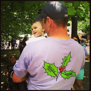 Holly And Daddy  T-Shirt Photo