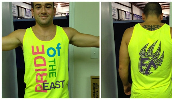 Picture of Eccats Neon Custom T-Shirt Design Eccats Neon T-Shirt Photo