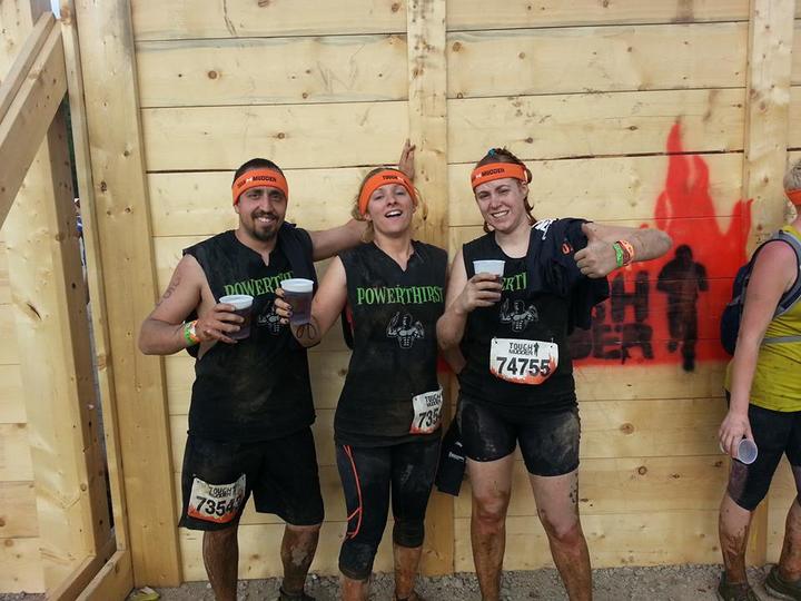 Tough Mudder Boston 2013   Team Powerthirst T-Shirt Photo