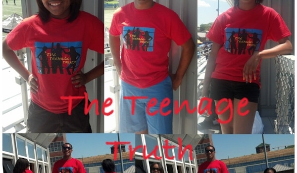 The Positive Voices For The Voiceless Teens T-Shirt Photo