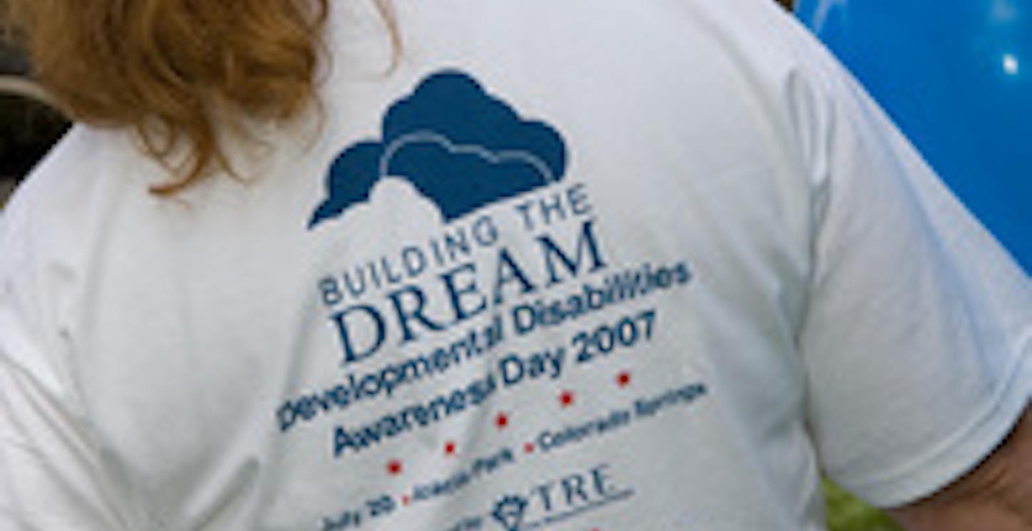 Picture of Building The Dream Developmental Disabilities Awareness Day Custom T-Shirt Design Building The Dream Developmental Disabilities Awareness Day T-Shirt Photo