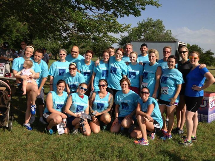 Team Matty   Head For The Cure 5k Wichita, Ks T-Shirt Photo