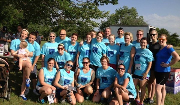 Picture of Team Matty Head For The Cure 5k Wichita, Ks Custom T-Shirt Design Team Matty Head For The Cure 5k Wichita, Ks T-Shirt Photo