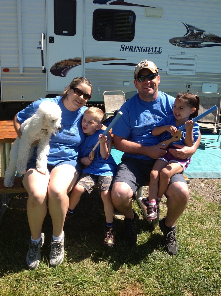 Camping At Silverwood T-Shirt Photo