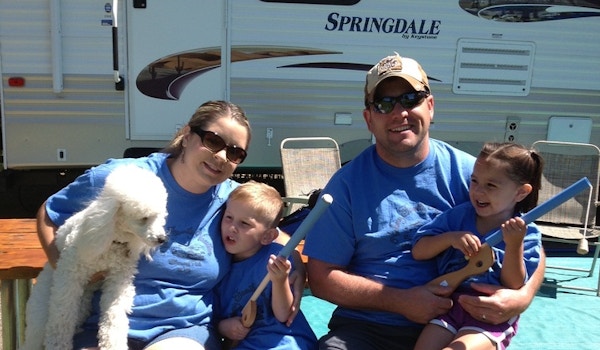 Picture of Camping At Silverwood Custom T-Shirt Design Camping At Silverwood T-Shirt Photo