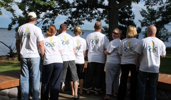 Picture of 2013 Lake House Beerlympics Custom T-Shirt Design 2013 Lake House Beerlympics T-Shirt Photo