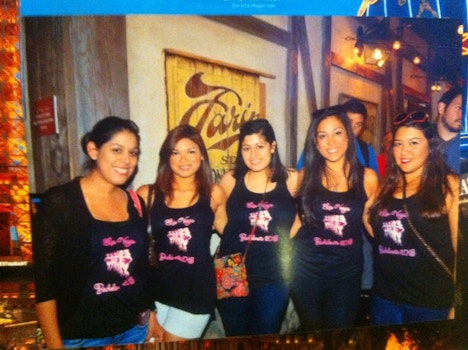 Vegas Bachelorette T-Shirt Photo