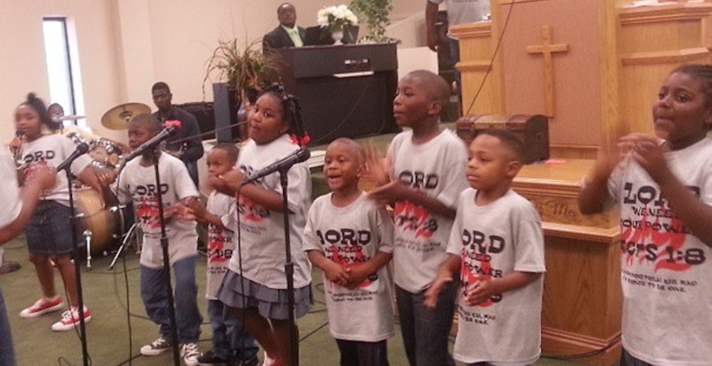 The Little Apostolic Kids Giving God The Praise T-Shirt Photo