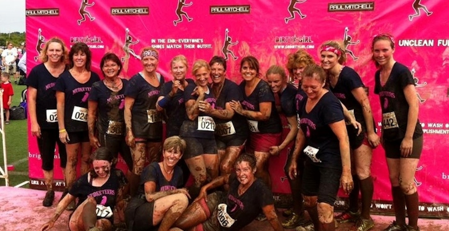 The Dirty Girl Mud Run "After" Photo T-Shirt Photo