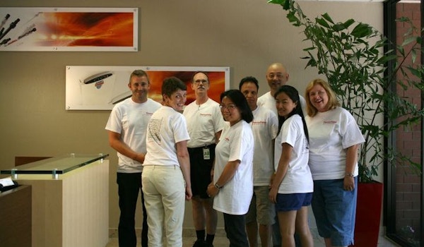 Thermo Fisher Scientific R&D Team Building Event T-Shirt Photo