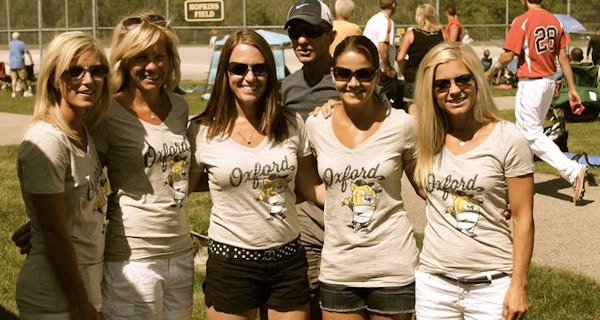 Oxford Wildcats Baseball Moms T-Shirt Photo