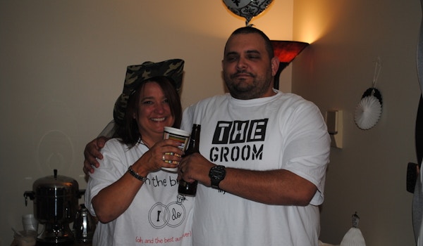 My Aunt And Uncle To Be Enjoying Their New Shirts T-Shirt Photo
