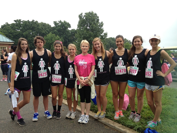 The Not Afraid Campaign Supports Breast Cancer And Custom Ink! T-Shirt Photo