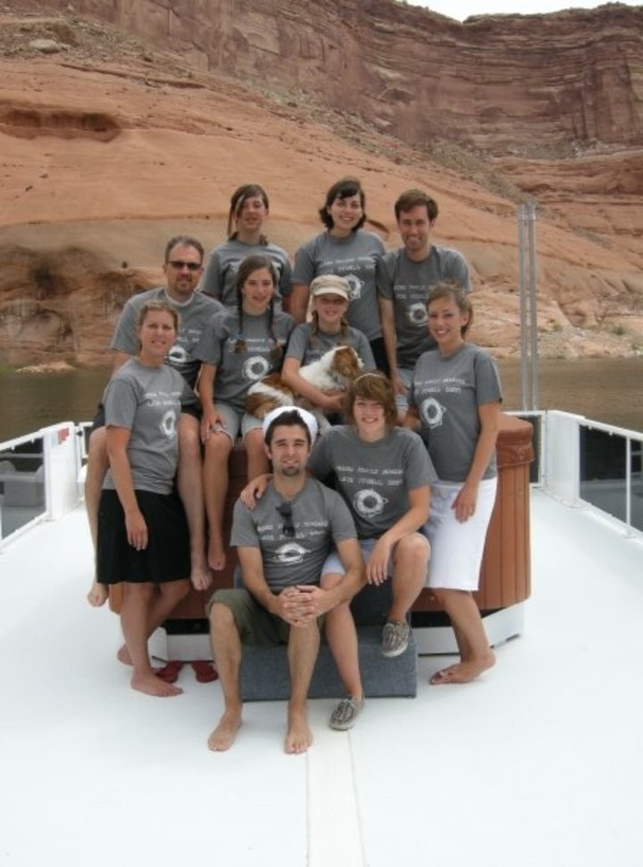 Jensen Family Reunion At Lake Powell T-Shirt Photo