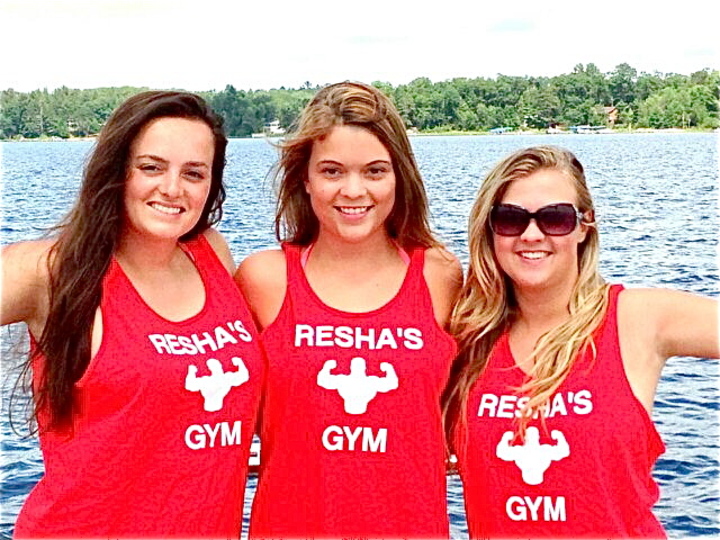 Working Out At The Lake T-Shirt Photo