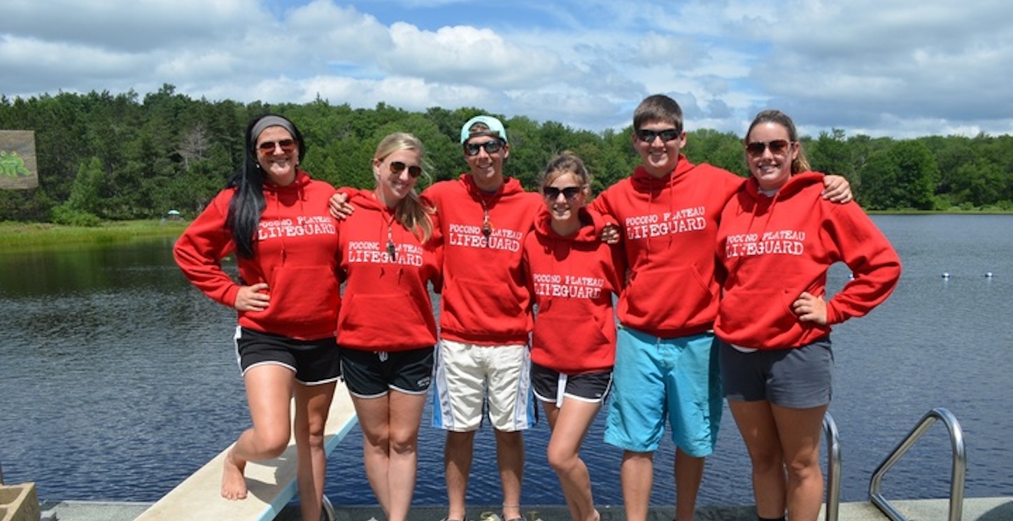 Picture of Lifeguarding At Lake Pocono Plateau! Custom T-Shirt Design Lifeguarding At Lake Pocono Plateau! T-Shirt Photo