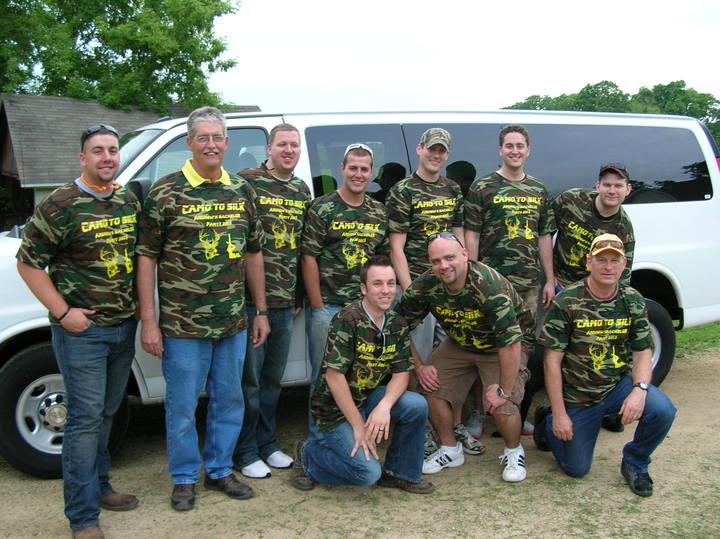 Andrew's Bachelor Party 2013   Camo To Silk T-Shirt Photo