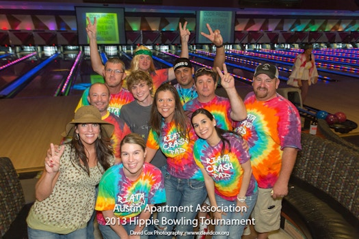 Hippie Bowling Tournament T-Shirt Photo