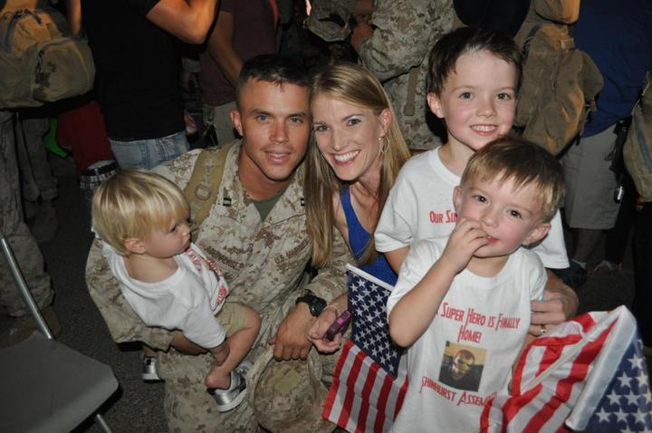 Our Super Hero In Finally Home!! T-Shirt Photo