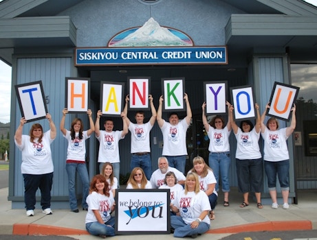 Voted “Best Financial Institution In Siskiyou County” T-Shirt Photo