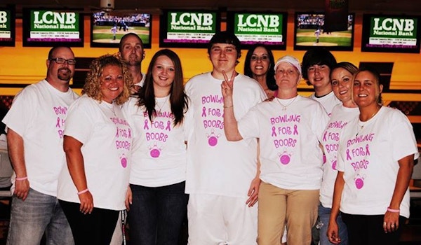 Bowling For Boobs For The Cause! T-Shirt Photo