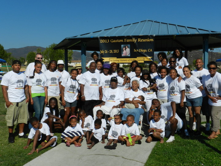 2013 Gaston Family Reunion Picnic Group Photo T-Shirt Photo
