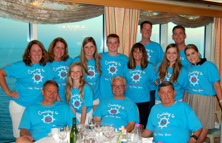 Nick's 80th Birthday Cruise T-Shirt Photo