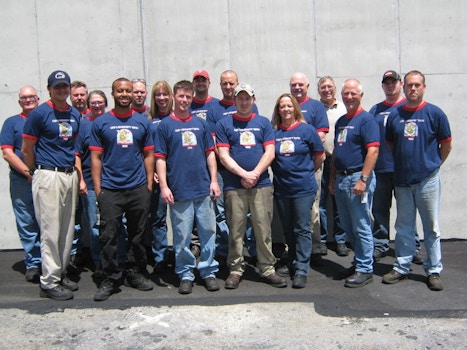 Safety Team With Our New T Shirts! T-Shirt Photo