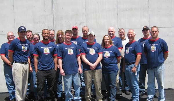 Safety Team With Our New T Shirts! T-Shirt Photo
